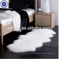 Long pile microfiber faux synthetic fur area rug